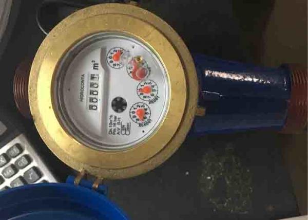 Quality Brass Housing Multi Jet Water Meter For Clean Water Utility Billing Dn20 for sale