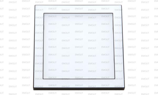 Flat Square Wall Installation LED Furniture Cabinet Lamp Magnet Cover CE
