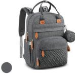 Embossing Anti Theft Large Capacity Diaper Bag Backpack 20-35 Litre