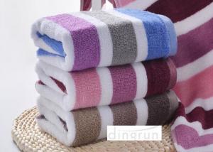 China Super Hygroscopicity / Stripe Design Terry Compact Sport Towel For Gym 35 * 75cm on sale