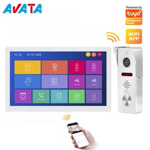 China Wifi Color Door video intercom wireless video phone intercom door entry camera system with 10 Inch Monitor on sale