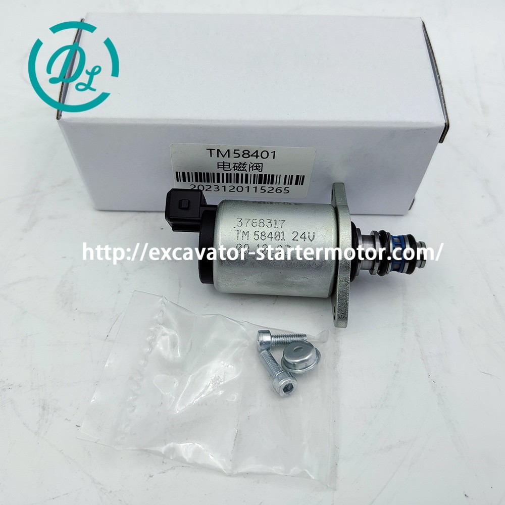 923636.0756 3768317 TM58401 Solenoid Valve Excavator Spare Parts Parker