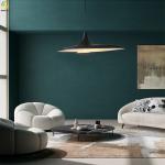 Home/Hotel Iron + FRP Art Black White LED Application Nordic Pendant Light