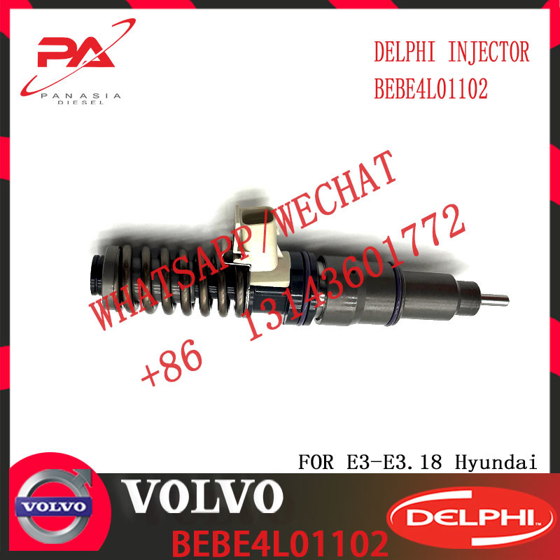 Diesel Fuel Injector 33800-84710 BEBE4L01002 BEBE4L01102 For HYUNDAI L Engine