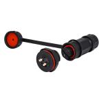 IP68 Outdoor Waterproof Cable Connector 2pin Assembly LED Lightning