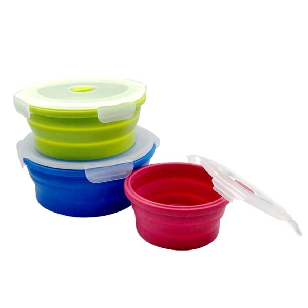 Food Lunch Silicone box plastic organizer container lunchbox food warmer meal