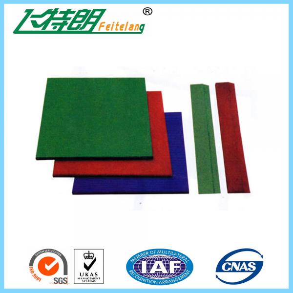Quality Wear Resistance Outdoor Playground Rubber Tiles , Safety Kids Floor Pads for sale