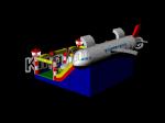 Outdoor And Indoor Airplane Inflatable Dry Slide PVC OEM Logo With CE Certificat