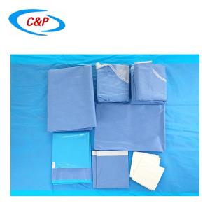 Wholesale SMS Sterile ENT Disposable Surgical Pack Drape Kit Blue EO Sterilization from china suppliers