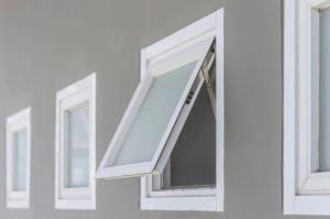 Wholesale Durable Aluminum Top Hung Window Customized Color / Size For Commercial Buildings from china suppliers