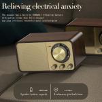 Wooden Retro Classic Wireless Portable Speaker BT5.0 Super Bass Subwoofer