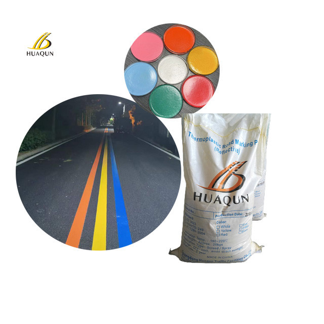 Hot-melt Reflective Coatings For Traffic Road Marking In Yellow White Custom Colors