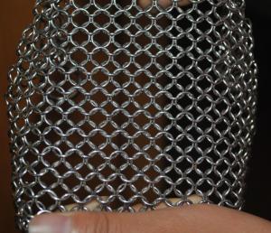 Wholesale 304 Stainless Steel Chainmail Scrubber Kitchen Cast Iron Hardware Cleaner 7 * 7 inch from china suppliers