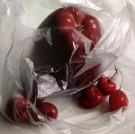 Popular Customizable HDPE Supermarket Clear T Shirt Packaging Bags With Logo