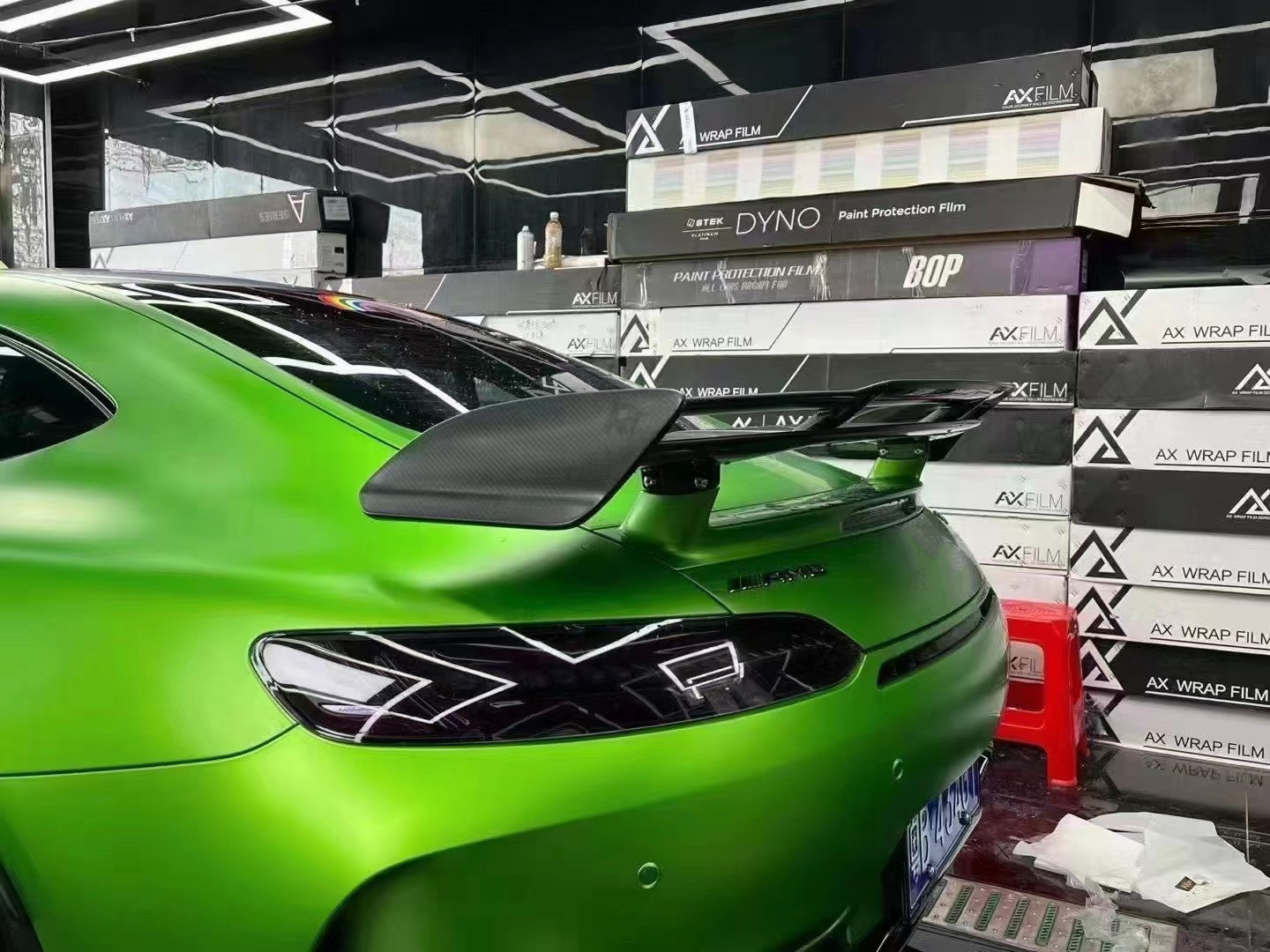 For Benz AMG GT GTC GTR Carbon Fiber Spoiler Carbon Fiber Material AMG GT GTC GTR Upgraded PRO Style Spoiler Body Kit