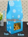 Customize Translucent Window, Brown Greaseproof Kraft Paper Bag, Special Opp