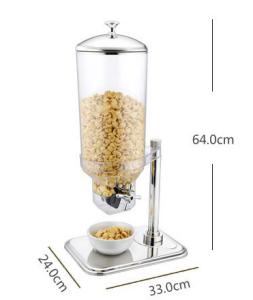 Wholesale 7L Single Cereal Dispenser Stainless Steel Cookwares L240*W330*H640mm from china suppliers