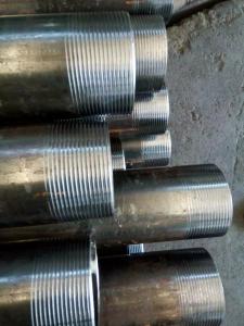 Wholesale BS1387 hot galvanized black pipes for water wells from china suppliers