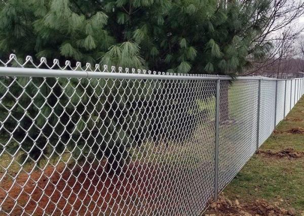 Residential Knuckle Twist Chain Link Fence 11.5 Gauge 6ft Chain Link Fence