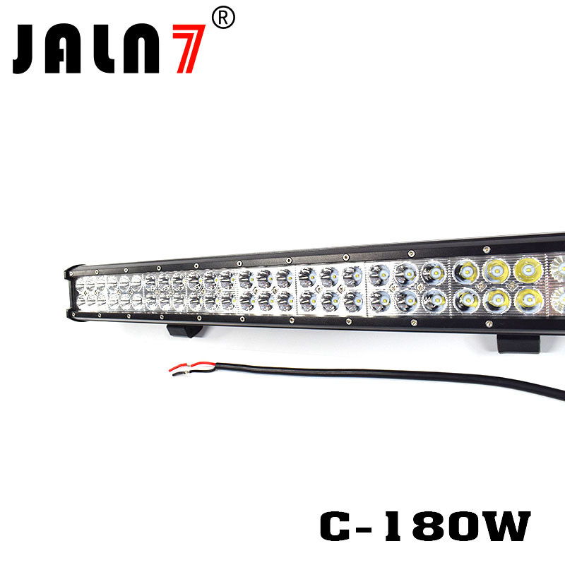 LED Light Bar JALN7 180W CREE Spot Flood Combo LED Driving Lamp Super Bright Off Road Lights LED Work Light Boat Jeep
