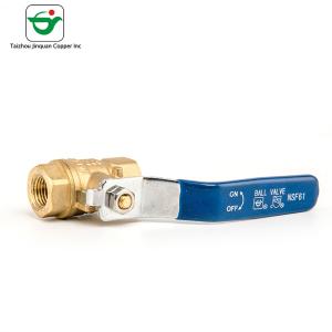 Wholesale Copper 1/2'' Lead Free Ball Valve With Plated Steel Handles from china suppliers