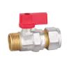 Buy cheap Yuehao Brass Ball Valve Small Mini Ball Valve CE Chrome Plated Handle from wholesalers