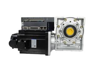 Wholesale Greaseproof 130mm Two Phase Wrom Gearbox Ac Servo Motor from china suppliers