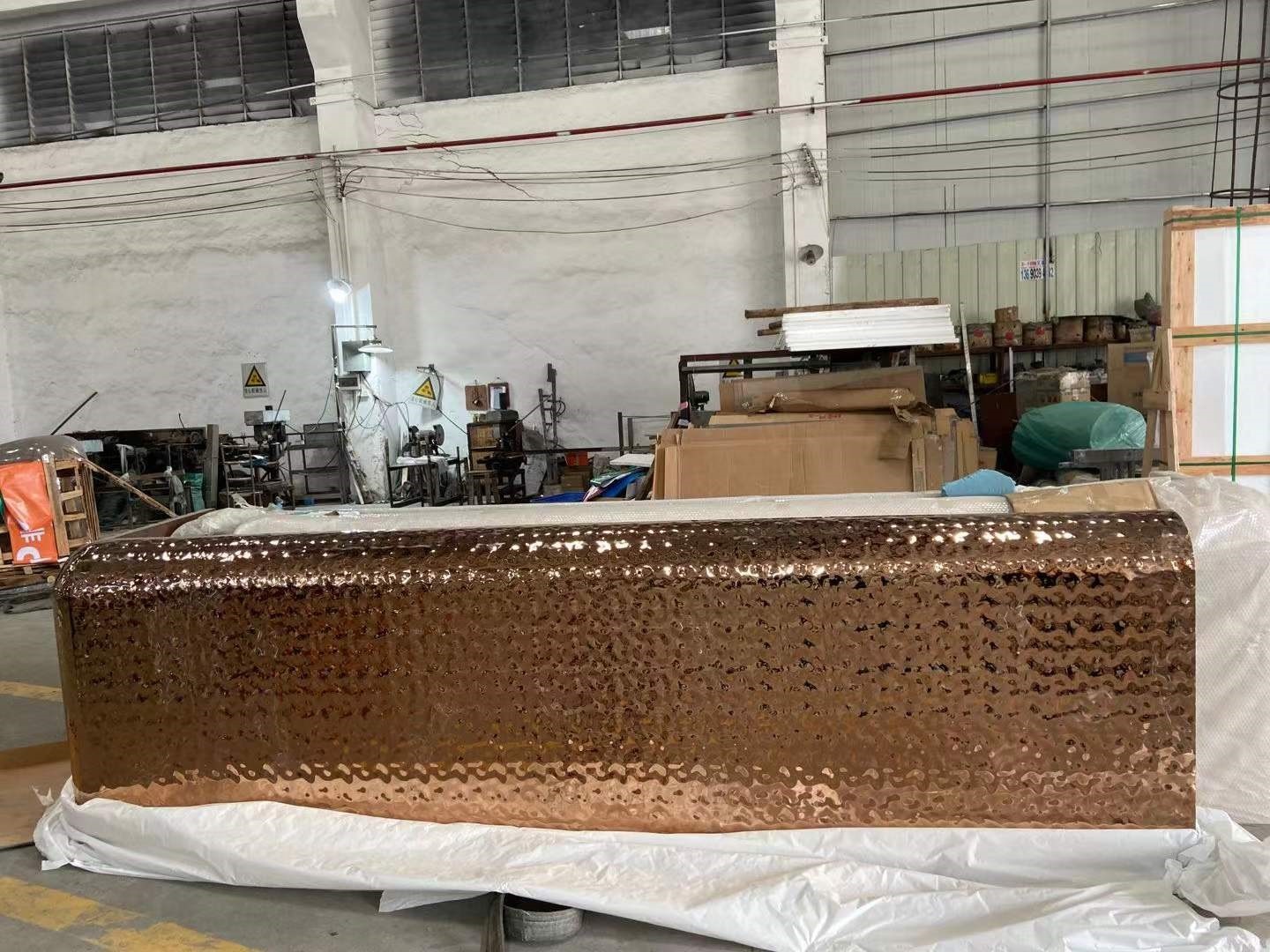 Grade 201 304 304L 316 316L PVD Rose Gold Stainless Steel Water Ripple Sheets