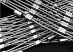 80*80mm Balustrade SS316 Flexible Wire Rope Mesh