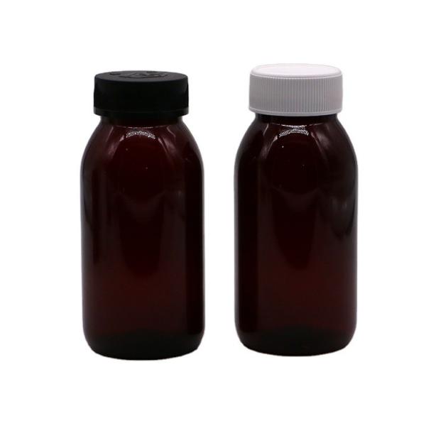 Custizable 180ML PET round sterile cough syrup oral liquid bottle with child