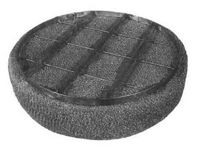 Roundness Knitted Mesh Demister Pad 0.23mm Corrosion Resistance
