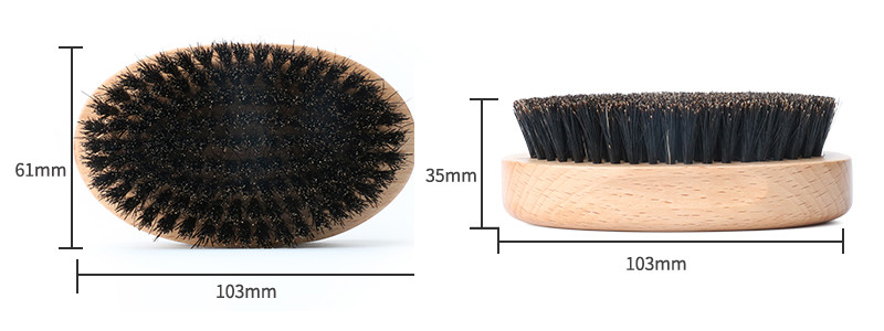 Abeis Beechwood Handle Mens Beard Brush Beard Grooming Products For Men