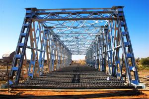 Wholesale 40-120m Deck Truss Bridge Pedestrian Truss Bridge Steel Beam Bridge from china suppliers