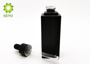 Wholesale Matte Black Coating Glass Empty Cosmetic Bottles 1.67 OZ For Essential Oil from china suppliers