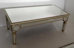 Wholesale Champaign Gold Mirrored Coffee Table For Living Room W120 * D60 * H45cm Size from china suppliers