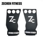 Palm Crossfit Hand Grips Leather Gymnastics 2 Mm 3 Holes Diamond Microfiber