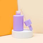 Serum Matte Glass Dropper Bottle 30ml Frosted Cosmetic Essential Oil Bottle 1oz