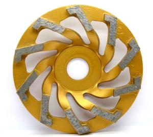 Wholesale High Grade Metal Bonded Diamond Grinding Wheel For Concrete / Masonry Surface Grinding from china suppliers