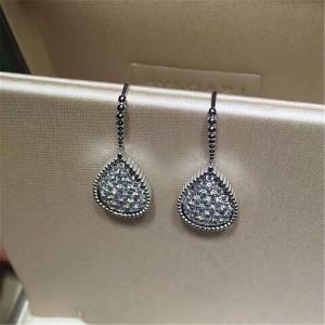 Wholesale full diamond earrings 18kt gold with yellow gold or white gold from china suppliers