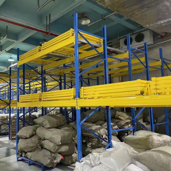 Customizable Push Back Pallet Rack Manufacturers Industrial Racking For Intensive Storage System