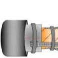 Outer Sealing Heat Shrink Cable Joint 42kv Heat Shrink Cable Accessories