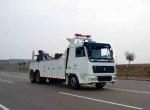 Tow Truck Wrecker 3 Axle Special Purpose Truck Flatbed 2 Cab Seats