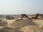 stone crushing production plant for railway
