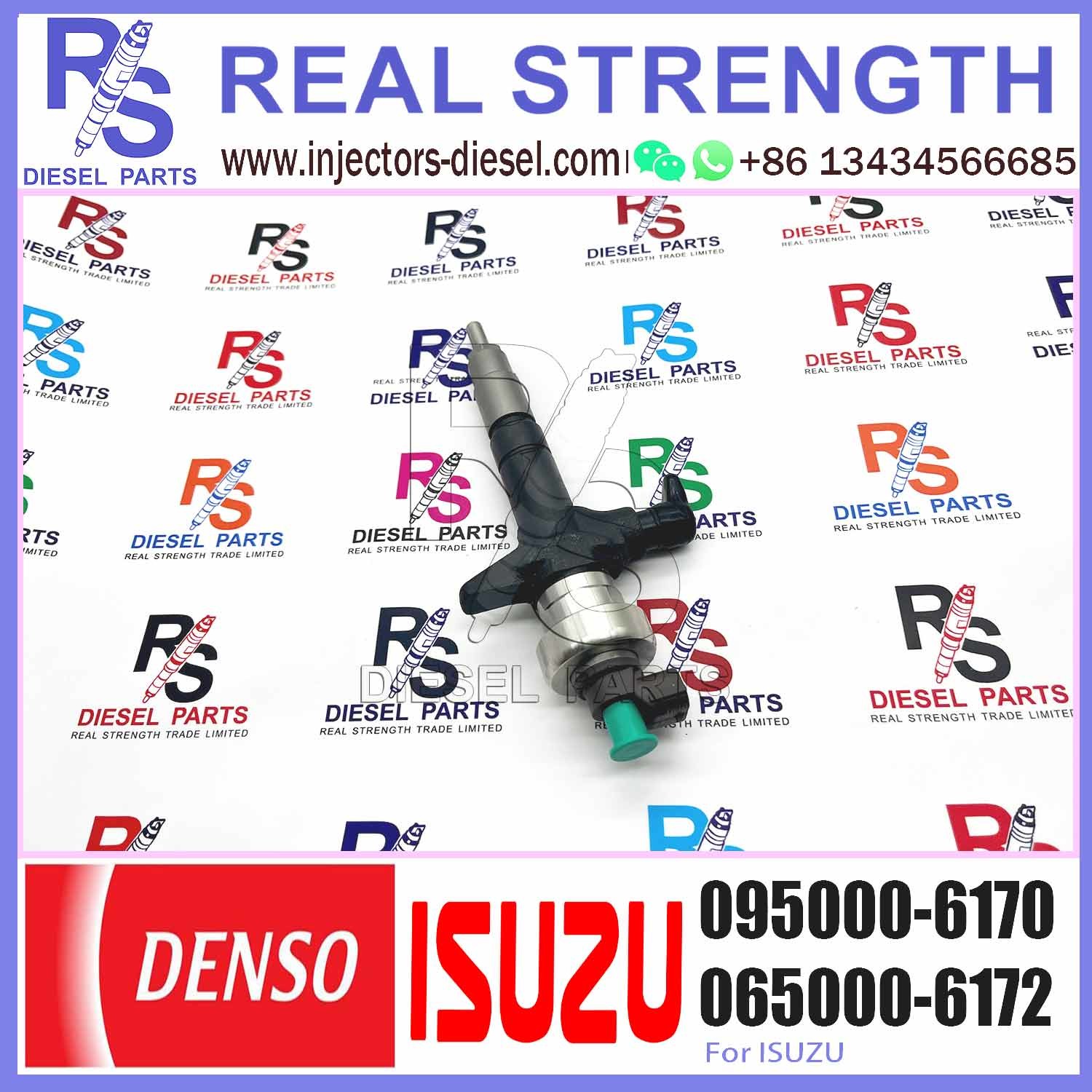 high-quality Common Rail Fuel Injector 095000-6170 For Engine ISUZU D-MAX 4JJ1 8-98055863-0 8-98011605-0 8-98055863-2