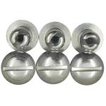 Universal Dzus Dome Head Buttons Silvery 7/16"x.500" Steel for Sprint Car Maxim