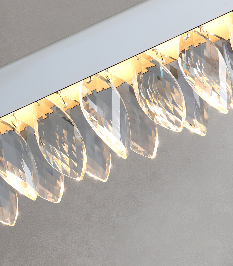 Led Silver Chandelier For Living Room Modern Creative Design crystal led ceiling light(WH-CY-214)
