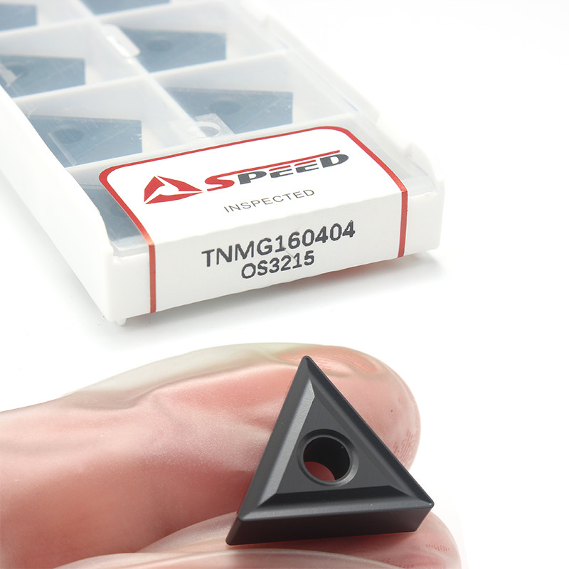 Speed TNMG160404 Wear Resistant Tungsten Carbide Turning Inserts Great For Cast Iron