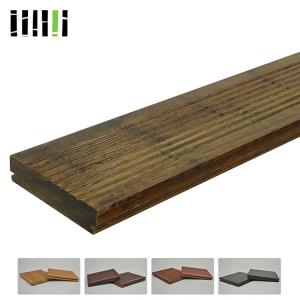 Wholesale Style Dark Gray Fossilized Rustic Wide Plank Distressed Bamboo Floor Wholesale from china suppliers