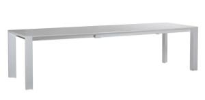 Wholesale white extendable 3.5m 10 seater rectangle table furniture,#J3356 from china suppliers