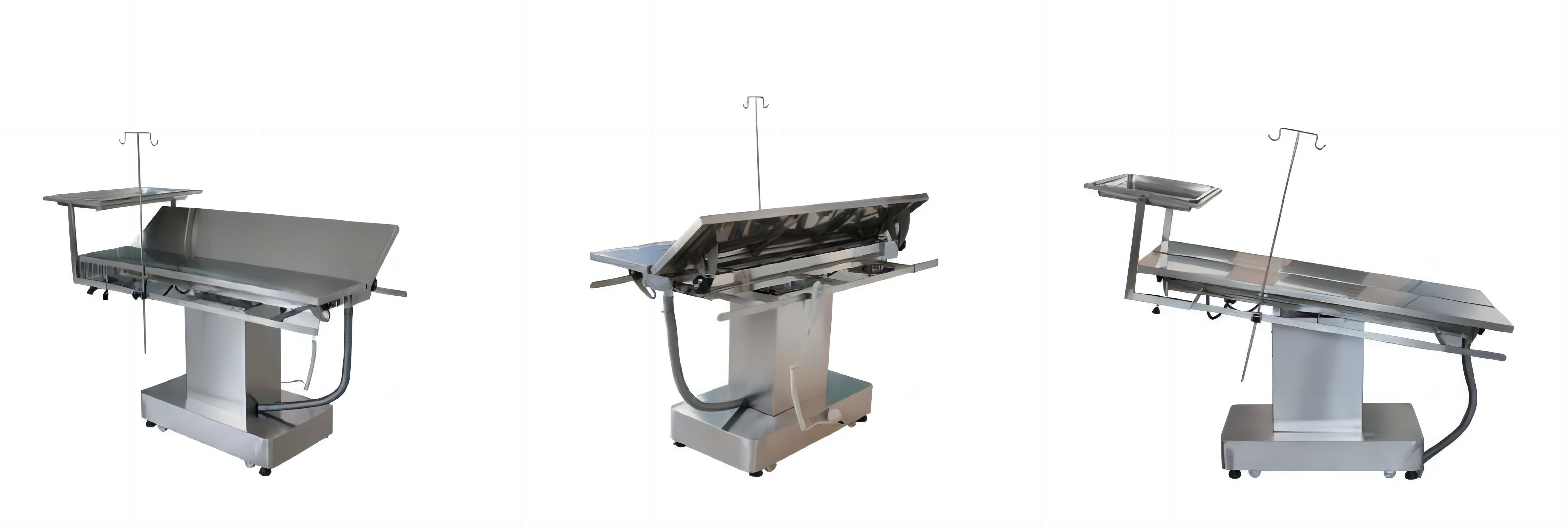 SS304 Medical Surgical Equipments Stainless Steel Veterinary OT Table V Type Vet Ot Table